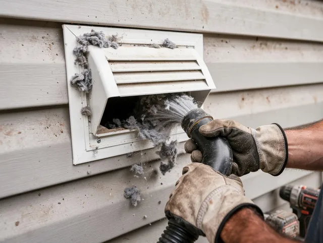 Professional dryer vent cleaning by Montebello Dryer Vent Cleaning in Montebello