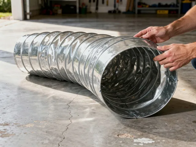Montebello Dryer Vent Cleaning specialist using advanced equipment for thorough duct cleaning in Montebello