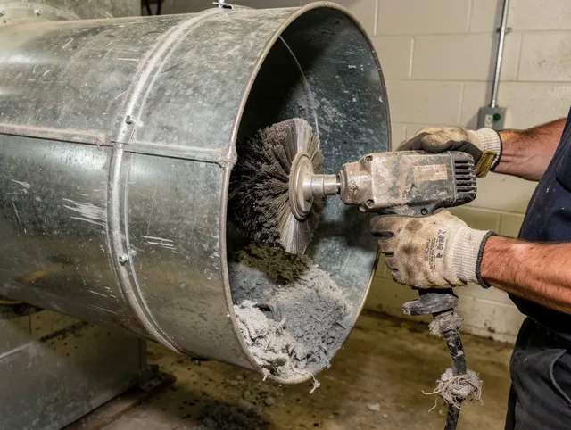 Industrial-grade dryer vent cleaning by Montebello Dryer Vent Cleaning in Montebello